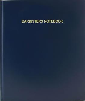 BARRISTERS NOTEBOOK