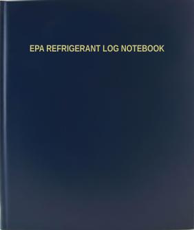 EPA REFRIGERANT LOG NOTEBOOK