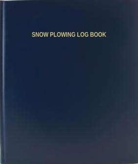 SNOW PLOWING LOG BOOK